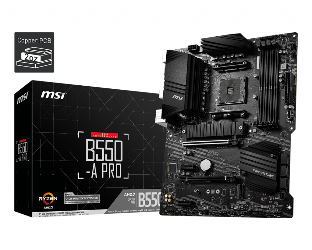 MSI B550-A PRO (AM4) Motherboard