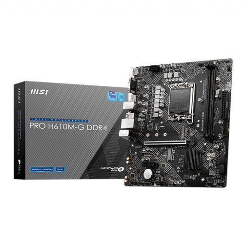 MSI PRO H610M-G DDR4 (LGA 1700) Motherboard