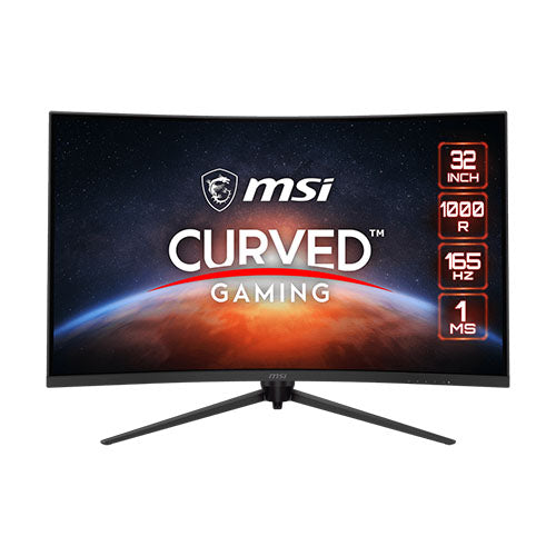 MSI Optix G321CQP 32” Curved VA 165Hz WQHD 2560x1440 1ms 1000R Anti-Glare FreeSync Gaming Monitor