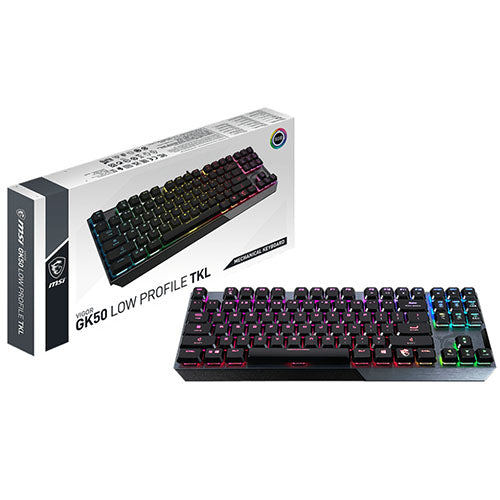 MSI Vigor GK50 TKL Low Profile Mechanical Gaming Keyboard