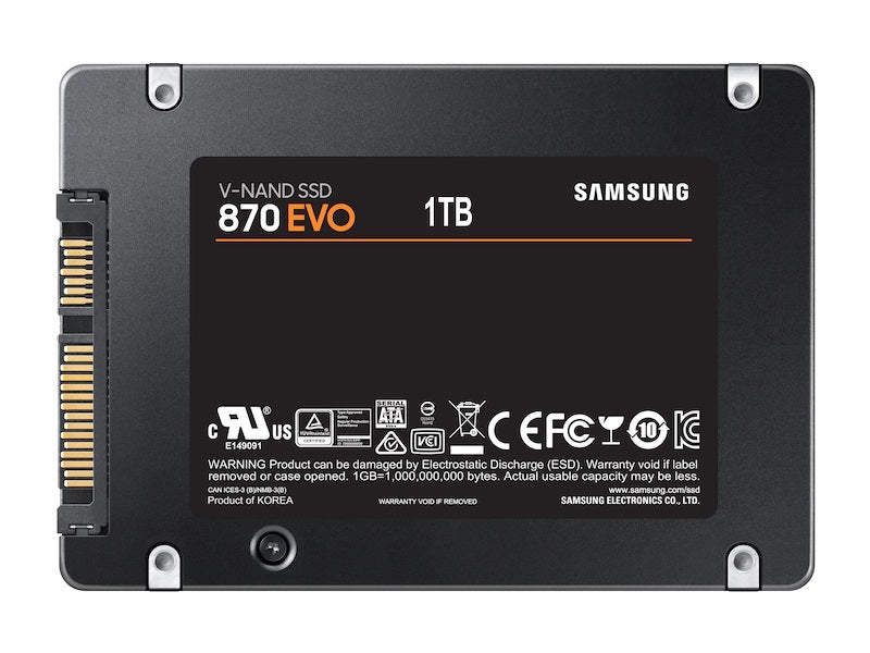 Samsung 870 Evo SSD 1TB SATA MZ-77E1T0BW