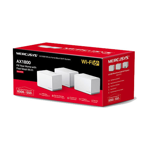 Mercusys Halo H70X (3-pack) AX1800 Whole Mesh WiFi