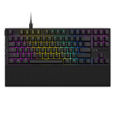 NZXT Function TKL Gateron Red Hot-swappable BLACK KB-1TKUS-BR / WHITE KB-1TKUS-WR