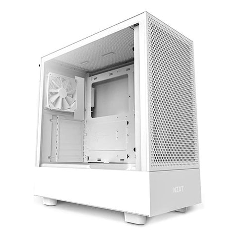 Nzxt H5 Flow Tg Atx 2x120mm Usb3 1c 1a ( Black Cc-h51fb-01   White Cc 