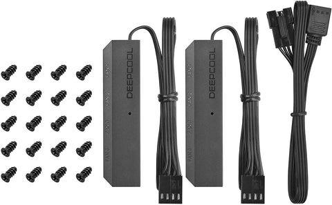 Deepcool RF120M 5-in-1 5x120mm RGB PWM Fans with 2 Fan Hubs