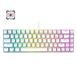 Royal Kludge G68 Tri-Mode RGB 68-Keys White [Switch: Red | Blue | Brown] Hot-Swappable Mechanical Keyboard