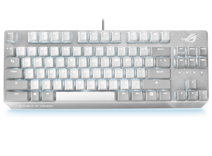 Asus ROG Strix Scope NX TKL Moonlight White Gaming Keyboard (Switch: Blue | Red | Brown)