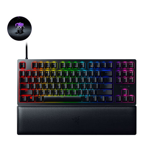 Razer Huntsman V2 Tenkeyless Clicky Purple Switch Optical Gaming Keyboard RZ03-03940300-R3M1