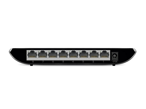 Lindy 8-Port Gigabit Switch – Desktop, Metallgehäuse, 10/100/1000 Mbit/s