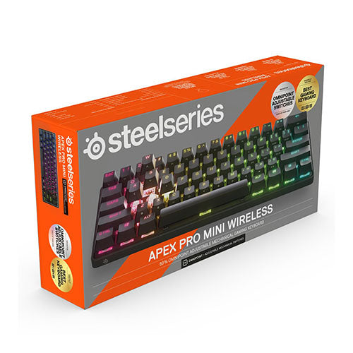 Steelseries Apex Pro Mini Wireless 2.4 GHz Bluetooth Mechanical Gaming Keyboard 64842