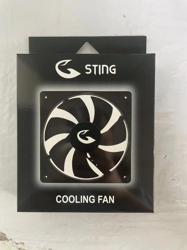 STING 120mm Black Case Fan - Main Image