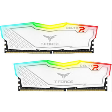 T-Force Delta RGB 16GB dual DDR4 3200Mhz CL16 Desktop Memory ( Black - TF3D416G3200HC16CDC01 | White - TF4D416G3200HC16CDC01 )