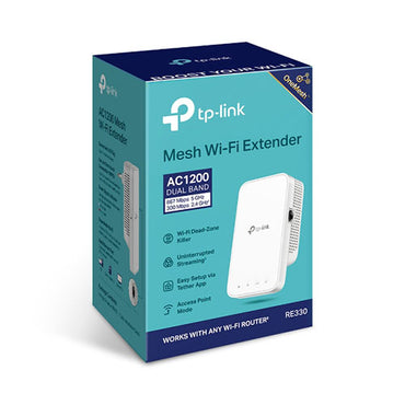 TPLink RE330 AC1200 Mesh Wi-Fi Range Extender