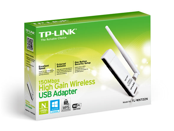 TPLink TL-WN722N 150mbps wireless usb adapter