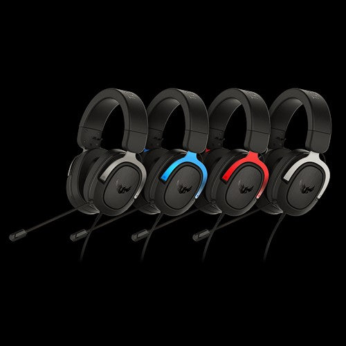 Asus TUF Gaming H3 7.1 Surround Sound Headset ( Gun Metal | Red | Silver | Blue )