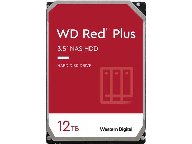 Western Digital WD Red Plus 12TB WD120EFBX NAS Hard Drive 3.5"