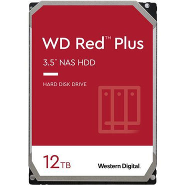 Western Digital WD Red Plus 12TB WD120EFBX NAS Hard Drive 3.5"