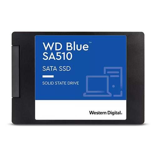 Western Digital 1TB WD Blue SA510 SATA Internal Solid State Drive SSD - SATA III 6 Gb/s, 2.5"/7mm, Up to 560 MB/s - WDS100T3B0A