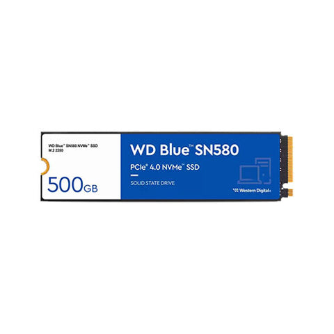 Western Digital M.2 Blue SN580 NVME Gen4 SSD ( 500G WDS500G3B0E | 1TB WDS100T3B0E )