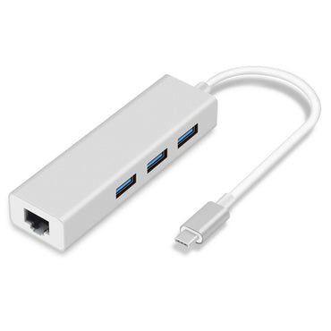 USB C To USB 3.0 Hub Lan Adapter For Mac
