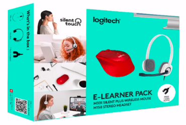 Logitech E-Learner Pack M331 wireless mouse + H150 headset