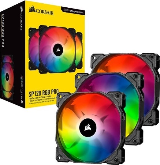 Corsair iCUE SP120 RGB PRO 120mm 3-Pack with Lighting Node CORE CO-9050094-WW