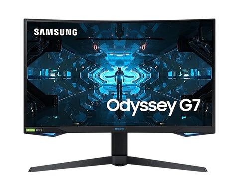Samsung Odyssey G7 LC27G75TQSEXXP 27in Curved VA 240Hz FHD 2560x1440 G-Sync Gaming Monitor