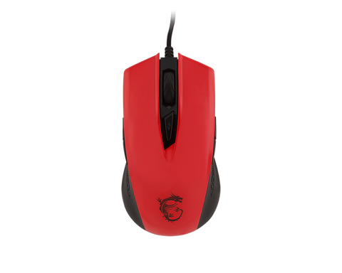 MSI Clutch GM40 (Red or Black) Gaming Mouse (Wired)