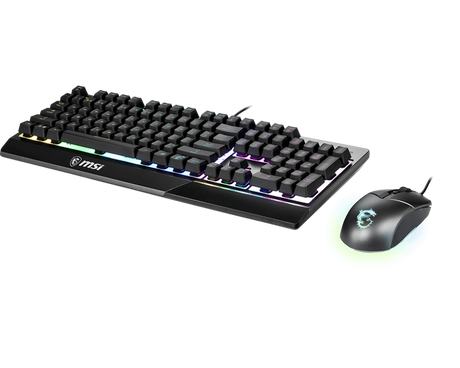 MSI Vigor GK30 RGB Backlit Membrane + Clutch GM11 BLACK Gaming Keyboard and Mouse Combo