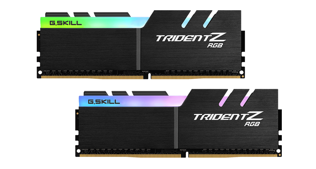 G.Skill Trident Z RGB 32GB 16GBX2 DDR4 3200MHz F4-3200C16D-32GTZRX Desktop Memory