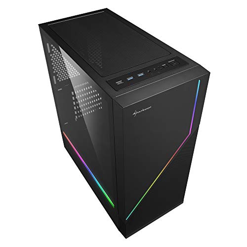 Sharkoon RGB FLOW ATX TG Mid Tower Case (1x120mm)