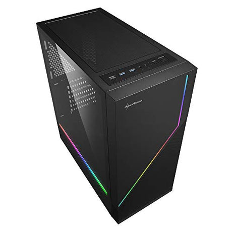 Sharkoon RGB FLOW ATX TG Mid Tower Case (1x120mm)