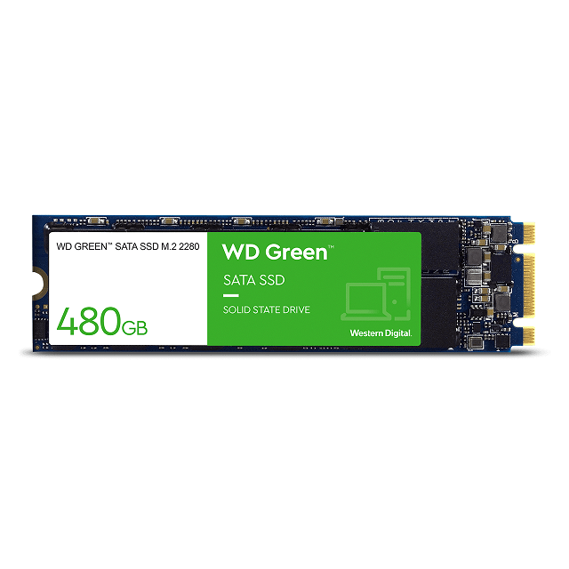 Western Digital WD Green 480GB M.2 SSD 3D NanD WDS480G2G0B