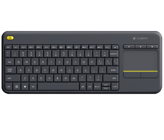 Logitech K400 Plus TV Wireless Touch Keyboard Black 920-007165