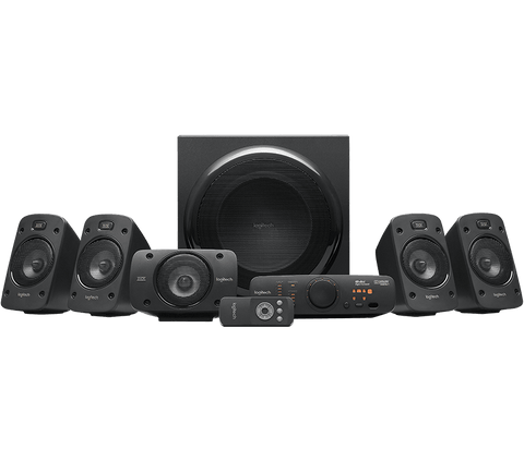 Logitech Z906 THX Dolby Digital and DTS certified 5.1 Surround Sound Speaker System 980-000468